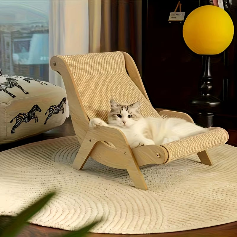 Cat Scratch Board, Cat Rest Chair, Non Shedding, Wear-Resistant Integrated Pet Sofa, Paw File, Oversized Cat Paw Pad